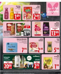 Gazetka promocyjna Edeka - Prospekte - Gazetka - ważna od 10.05 do 10.05.2025 - strona 7 - produkty: ball, beutel, bier, bohne, bohnen, caffe, cerealien, espresso, flasche, gin, jacobs, kaffee, kaffeemaschine, kaffeepads, lavazza, löslicher kaffee, natur, oder espresso, smoothie, Tchibo, Ti