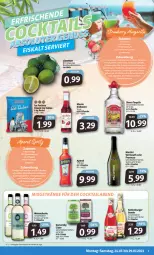 Gazetka promocyjna Markant - Prospekte - Gazetka - ważna od 29.07 do 29.07.2023 - strona 7 - produkty: beutel, burger, ecco, eis, flasche, katlenburger, limette, limetten, martini, Mett, metten, monin, prosecco, reis, schorle, Sierra, sierra tequila, tequila, Ti, Vermouth, wein, weinschorle, ZTE