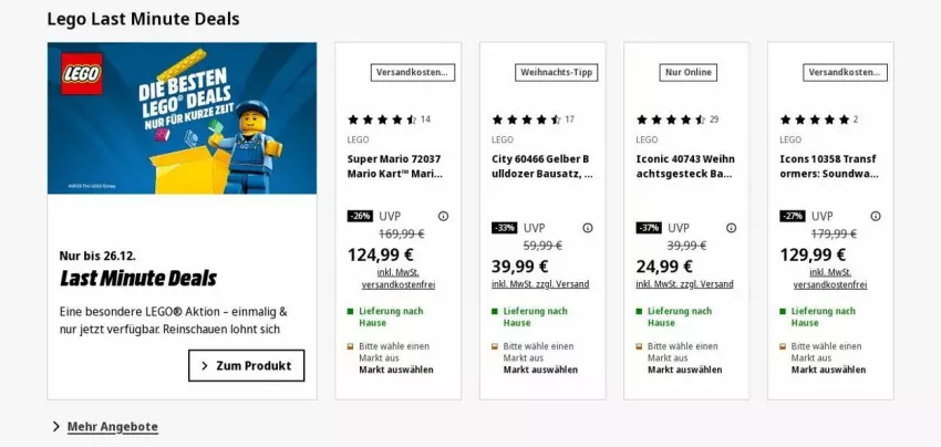 Aktueller Prospekt Saturn - Prospekte - von 22.12 bis 31.12.2025 - strona 4 - produkty: angebot, angebote, Bau, LEGO City, LEGO®, ndk, Ti, versandkostenfrei