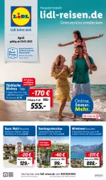 Gazetka promocyjna Lidl - Monatliche Reise-Highlights - Gazetka - ważna od 30.04 do 30.04.2023 - strona 1 - produkty: Berger, buch, decke, eier, eis, Garten, Kinder, labranda, pril, reis, rosen, Ti, uhr