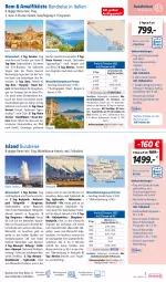 Gazetka promocyjna Lidl - Monatliche Reise-Highlights - Gazetka - ważna od 30.04 do 30.04.2023 - strona 7 - produkty: bett, Betten, bier, Biere, Brei, brunnen, buch, Cap, eis, Elan, elle, ente, gin, Heu, inklusivleistungen, limo, miele, Rana, reis, reiseveranstalter, reiseverlauf, rwe, telefon, Ti, tisch, wasser
