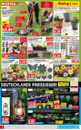 Gazetka promocyjna Norma - Norma - Gazetka - ważna od 15.04 do 15.04.2024 - strona 2 - produkty: akku, auer, auto, batterie, batterien, Bau, Bebe, blume, blumen, Brei, bügel, decke, dell, edelstahl, eis, elle, emmi, fritz, Frosch, Garten, gin, hugo, käfer, Kette, Kraut, Kugel, ladegerät, laterne, led-licht, leds, LG, li-ion-akku, lichterkette, mac, Mett, Mode, ndk, Pflanzkasten, picknickdecke, pril, rasen, rasenmäher, reis, reiss, rwe, Schal, Schmetterling, schnellladegerät, sonnenblume, Spiele, Steinbock, Ti, tisch, topf, topf-set, tragegriff, Untersetzer, wasser, ZTE