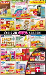 Gazetka promocyjna Norma - Norma - Gazetka - ważna od 15.04 do 15.04.2024 - strona 9 - produkty: Becher, bier, Blüte, braten, brötchen, Cap, cassis, creme, deo, deospray, Deostick, drink, duschgel, eis, erdnuss, erfrischungsgetränk, flasche, fleisch, getränk, Goldstücke, grill, grüne oliven, gulasch, himbeer, Käse, kokos, kräuter, kühlregal, limo, mac, Makrele, mango, marinade, milch, Nackensteak, nackensteaks, natur, nuss, oder deospray, Ofen, olive, oliven, orange, orangen, pfanne, pril, regal, Reinigung, rel, rosato, salat, schoko, schokolade, schwein, schweine, schweinegulasch, schweinenacken, steak, steaks, Ti, tisch, topf, tuc, vanille, waffeln, weichkäse, wein, weine, weizenbrötchen, würfel, Zartbitterschokolade, zitrone, ZTE, zwiebel, zwiebeln