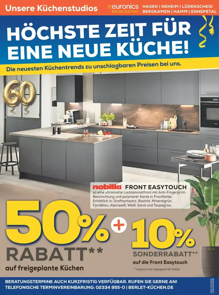 Aktueller Prospekt Euronics - Prospekte - von 15.07 bis 03.08.2024 - strona 8 - produkty: küche, Küchen, lack, Lacklaminat, laminat, LG, rama, Ti