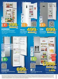 Gazetka promocyjna Euronics - Prospekte - Gazetka - ważna od 03.08 do 03.08.2024 - strona 11 - produkty: edelstahl, gefrierschrank, lebensmittel, LG, Schrank, schubladen, siemens, Ti