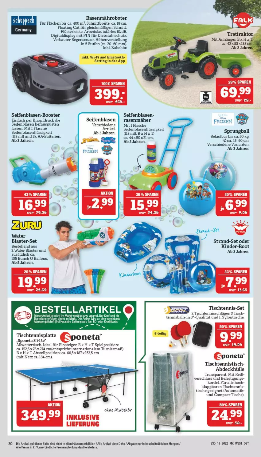 Aktueller Prospekt Marktkauf - Prospekt - von 08.05 bis 14.05.2022 - strona 34 - produkty: AA-Batterien, aldi, Anhänger, aust, auto, ball, batterie, batterien, Bau, Brei, eis, elle, flasche, gin, Kinder, latte, LG, mähroboter, rasen, rasenmäher, reis, Ria, Schal, Seife, senf, Tasche, teller, Ti, tisch