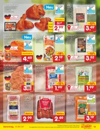 Gazetka promocyjna Netto Marken-Discount - Filial-Angebote - Gazetka - ważna od 14.05 do 14.05.2022 - strona 13 - produkty: angebot, auer, Bau, bio, bratwurst, brustfilet, cin, dauertiefpreis, eis, emmentaler, filet, für grill und pfanne, Garten, Geflügel, grill, grill und pfanne, grillplatte, joghur, joghurt, Käse, kräuter, latte, marinade, minutensteaks, paprika, pfanne, pute, reis, rostbratwurst, salsiccia, schnitten, Speck, steak, steaks, Ti, tiefpreis, und pfanne, wurst, ZTE