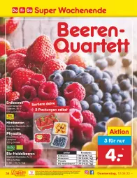 Gazetka promocyjna Netto Marken-Discount - Filial-Angebote - Gazetka - ważna od 14.05 do 14.05.2022 - strona 34 - produkty: beere, beeren, bio, eis, erdbeere, erdbeeren, heidelbeere, heidelbeeren, himbeer, himbeere, himbeeren, ndk, Physalis, reis, Schal, Schale, Ti, Tiere