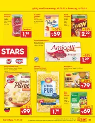 Gazetka promocyjna Netto Marken-Discount - Filial-Angebote - Gazetka - ważna od 14.05 do 14.05.2022 - strona 39 - produkty: amicelli, angebot, cerealien, creme, Dr. Oetker, haselnuss, Haselnusscreme, kartoffel, knorr, konfitüre, maggi, milch, nestlé, nudel, nudeln, nuss, Paradies Creme, pfanni, püree, salat, sauce, Schwartau, Ti, Waffelröllchen, ZTE