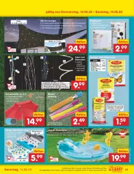 Gazetka promocyjna Netto Marken-Discount - Filial-Angebote - Gazetka - ważna od 14.05 do 14.05.2022 - strona 41 - produkty: angebot, auer, auto, bio, biozidprodukte, Clogs, dekoration, Draht, eis, fliegengitter, Kette, Kugel, leds, lichterkette, Liege, pool, Rauch, reis, Ria, rwe, Schal, schlauch, sonnenschirm, sonnensegel, spielzeug, Ti, uv-schutz, wasser, ZTE