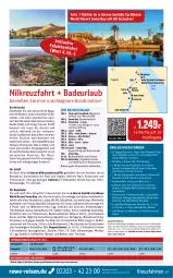 Gazetka promocyjna Rewe Reisen - Reiseprospekt - Gazetka - ważna od 25.04 do 25.04.2025 - strona 17 - produkty: alkohol, alkoholfreie getränke, Apotheke, Bad, ball, bett, Betten, buch, chips, cola, decke, dusche, eis, elle, ente, Garten, getränk, getränke, inklusivleistungen, kaffee, kreuzfahrten, Liege, Mode, pool, reis, reiseverlauf, rel, rezept, ring, sim, Sport, sprite, tee, Ti, tisch, uhr, wasser, Wassersport