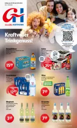 Gazetka promocyjna Getraenke Hoffmann - Prospekte - Gazetka - ważna od 28.09 do 28.09.2024 - strona 1 - produkty: alkohol, angebot, angebote, Astra, auer, Benediktiner, bier, burgunder, decke, eis, elle, gerolsteine, gerolsteiner, grauer burgunder, kraft, leine, LG, limo, limonade, maybach, natur, nuss, reis, rel, riesling, sauvignon, sauvignon blanc, Sprudel, steiner, Ti, vilsa, vodka, weissbier