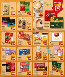 Gazetka promocyjna Rewe - REWE Ihr Kaufpark - Gazetka - ważna od 16.04 do 16.04.2022 - strona 23 - produkty: aktionspreis, bohne, Cap, chips, chipsfrisch, cracker, dallmayr, dallmayr capsa, eis, ferrero, funny-frisch, jacobs, kakao, katjes, Kinder, kinder riegel, kitkat, lindor, lindt, lion, lorenz, Meister, meisterröstung, merci, milch, milka, mondelez, Nescafé, nescafé gold, nestlé, oder jacobs, reis, riegel, ritter, ritter sport, saltletts, schogetten, schoko, schoko-bons, schokolade, senseo, senseo pads, Sport, Ti, Tüte, Yo, yoghurt, zucker