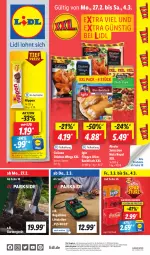 Gazetka promocyjna Lidl - Aktionsprospekt - Gazetka - ważna od 04.03 do 04.03.2023 - strona 1 - produkty: alesto, angebot, angebote, backfisch, Bad, bio, chicken wings, coupon, eis, elle, filegro, fisch, Garten, iglo, nippon, Ofen, preisvorteil, reis, teller, Ti