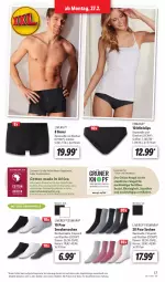 Gazetka promocyjna Lidl - Aktionsprospekt - Gazetka - ważna od 04.03 do 04.03.2023 - strona 19 - produkty: angebot, Bau, baumwolle, bio, bio-baumwolle, dell, eis, elle, esmara, hose, livergy, Minislip, mit bio-baumwolle, Mode, reis, shirt, slip, slips, sneaker, sneakersocken, socken, Sweathose, T-Shirt, Ti, wolle, ZTE