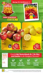 Gazetka promocyjna Lidl - Aktionsprospekt - Gazetka - ważna od 04.03 do 04.03.2023 - strona 2 - produkty: angebot, discount, eis, ente, frucht, jonagored, magazin, obst, Obst und Gemüse, reis, Ti, und gemüse, zitrone, zitronen