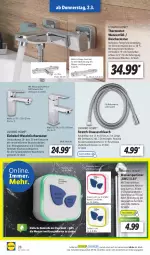 Gazetka promocyjna Lidl - Aktionsprospekt - Gazetka - ważna od 04.03 do 04.03.2023 - strona 30 - produkty: armatur, auto, Bad, Badewanne, batterie, brause, brauseschlauch, dusche, edelstahl, messer, ndk, passend für alle, Rauch, Ria, Schal, Schale, schlauch, schläuche, thermostat, Ti, timer, tisch, Wanne, waschtisch, waschtischarmatur, wasser