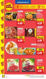 Gazetka promocyjna Lidl - Aktionsprospekt - Gazetka - ważna od 04.03 do 04.03.2023 - strona 36 - produkty: Alaska-Seelachs, Alaska-Seelachsfilet, Bon Gelati, brustfilet, eis, filet, fisch, fischstäbchen, Hähnchenschnitzel, lachs, lachsfilet, mandel, ndk, nuggets, obst, Ofen, pizza, preisvorteil, reis, Ria, Schal, Schale, schnitten, schnitzel, seelachsfilet, steinofen, stieleis, Ti