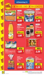 Gazetka promocyjna Lidl - Aktionsprospekt - Gazetka - ważna od 04.03 do 04.03.2023 - strona 38 - produkty: Allzwecktücher, Bona, butter, dulano, eis, getränk, joghur, joghurt, kaffee, Milbona, Muffin, muffins, ndk, orange, orangen, orangensaft, preisvorteil, reis, saft, sahne, Schal, Schale, schlagsahne, sirup, snack, Sondey, Ti, tücher, vita, waffeln, weck