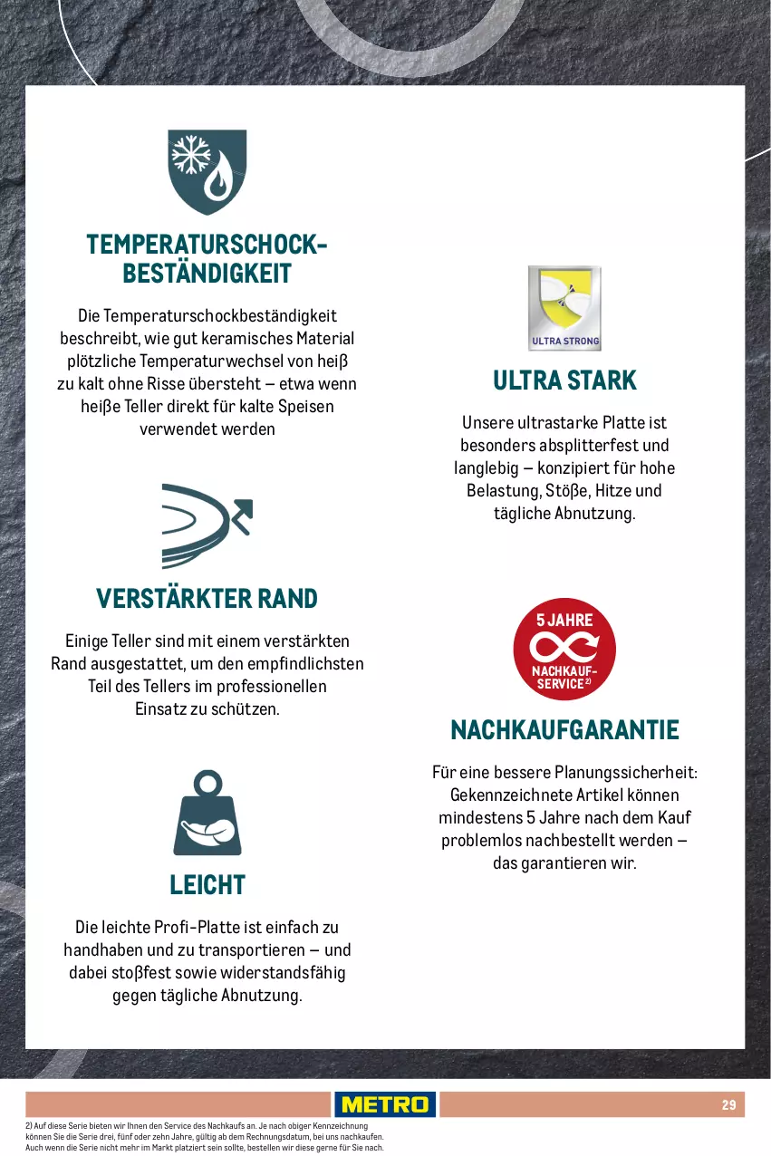 Aktueller Prospekt Metro - Non Food Sortiment - Seite 106 - von 01.10.2025 bis 09.06.2026 - strona 29 - produkty: backofen, Brei, eis, elle, erde, geschirr, latte, Liege, mikrowelle, Ofen, Ria, rwe, Schütze, Sport, spülmaschinen, teller, Ti, Tiere