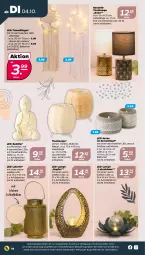 Gazetka promocyjna Netto - Woche 40 - Gazetka - ważna od 08.10 do 08.10.2022 - strona 14 - produkty: auer, batterie, batterien, Bau, blume, Buddha, kerze, Lampe, laterne, LED-Kerze, leds, leuchtmittel, Ria, Ti, timer, tisch, Tischlampe, topf, usb, Zement, ZTE