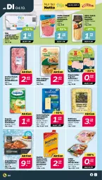 Gazetka promocyjna Netto - Woche 40 - Gazetka - ważna od 08.10 do 08.10.2022 - strona 4 - produkty: auer, aufschnitt, baguette, dell, dessert, desserts, eis, elle, exquisa, fleisch, frikadellen, frischkäse, Geflügel, heinrichsthaler, joghur, joghurt, joghurt mit der ecke, joghurt nach, Käse, kräuter, mac, Müller, natur, pfanne, Rauch, reifen, rügenwalder, salami, Soße, Spezi, südtiroler, Ti, vanille, wurst, zwiebel