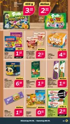 Gazetka promocyjna Netto - Woche 40 - Gazetka - ważna od 08.10 do 08.10.2022 - strona 5 - produkty: alkohol, ball, choco crossies, crossies, Edelmarzipan, haribo, Knusperflocken, LG, lindt, Lübecker, marzipan, milka, rum, Ti, toffifee, trolli