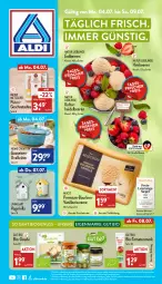 Gazetka promocyjna Aldi Nord - Aldi-Vorschau - Gazetka - ważna od 09.07 do 09.07.2022 - strona 1 - produkty: aldi, aus der tiefkühlung, beere, beeren, bio, bourbon, bourbonvanille, creme, eis, eiscreme, erdbeere, erdbeeren, geschnetzeltes, gin, gouda, heidelbeere, heidelbeeren, himbeer, himbeere, himbeeren, natur, nuss, pute, Putengeschnetzeltes, reis, sahne, Schal, Schale, schlagsahne, Ti, tomate, tomaten, tomatenmark, vanille, Zelt, ZTE