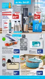 Gazetka promocyjna Aldi Nord - Aldi-Vorschau - Gazetka - ważna od 09.07 do 09.07.2022 - strona 11 - produkty: Allzwecktücher, Behälter, bügel, decke, Deckel, dell, edelstahl, eis, elle, ente, Faltkorb, getränk, getränke, getränkesirup, gin, glaskaraffe, herdarten, Karaffe, Käse, korb, Mode, obst, passend für alle, Reinigung, Ria, sirup, Soda, sodastream, Sprudel, spülmaschinen, Ti, tücher, wasser, wassersprudler, weck, ZTE