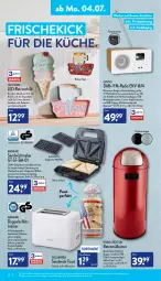 Gazetka promocyjna Aldi Nord - Aldi-Vorschau - Gazetka - ważna od 09.07 do 09.07.2022 - strona 12 - produkty: ambia, auto, batterie, batterien, brot, buch, dell, edelstahl, eimer, eis, elle, fernbedienung, gin, Holz, kopfhörer, küche, latte, lautsprecher, leds, leimer, Leuchte, LG, lightzone, Mode, Radio, Ria, sandwich, Schal, Ti, timer, tisch, toast, toaster, überhitzungsschutz, usb, waffeln, weck, Weizenbrot, ZTE