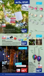 Gazetka promocyjna Aldi Nord - Aldi-Vorschau - Gazetka - ważna od 09.07 do 09.07.2022 - strona 20 - produkty: adapter, auer, ball, dell, eis, elle, gin, Kette, korb, lamm, leds, lichterkette, lightzone, Luftballon, merl, Mode, reis, Schal, Ti, timer, ZTE