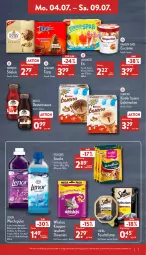 Gazetka promocyjna Aldi Nord - Aldi-Vorschau - Gazetka - ważna od 09.07 do 09.07.2022 - strona 7 - produkty: beutel, Blüte, creme, dessert, desserts, dessertsauce, dreamies, eis, eiscreme, ferrero, flasche, häagen-dazs, hörnchen, Kinder, kinder bueno, langnese, langnese eis, lenor, lenor weichspüler, orchidee, pedigree, pril, sauce, sheba, snack, snacks, stieleis, Tasche, taschen, Ti, torte, weichspüler, whiskas, ZTE