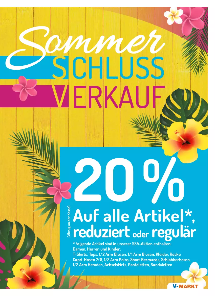 Aktueller Prospekt Vmarkt - V-Markt - von 21.07 bis 27.07.2022 - strona 17 - produkty: bermuda, bermudas, bluse, Cap, hemd, hemden, hose, hosen, Kinder, kleid, kleider, LG, pantolette, pantoletten, Röcke, sandale, shirt, shirts, T-Shirt, Ti