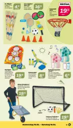 Gazetka promocyjna Netto - Woche 11 - Gazetka - ważna od 18.03 do 18.03.2023 - strona 21 - produkty: ball, batterie, batterien, fisch, Fußball, Holz, Kinder, korb, mikado, Raketen, Ria, Seife, senf, Ti