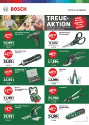 Gazetka promocyjna E Center - Angebote der Woche - Gazetka - ważna od 05.02 do 05.02.2022 - strona 13 - produkty: akku, akku-bohrschrauber, Bohrschrauber, bosch, eis, Garten, Gartenschere, LG, Rauch, reis, Schere, Strauchschere, Ti, Waage, wasser