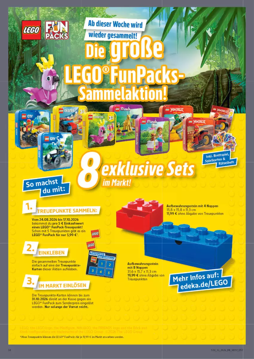 Aktueller Prospekt Marktkauf - Prospekt - von 23.08 bis 29.08.2026 - strona 34 - produkty: beko, eis, erde, LEGO®, reis, Ti