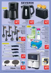 Gazetka promocyjna Marktkauf - Prospekt - Gazetka - ważna od 29.08 do 29.08.2026 - strona 40 - produkty: auto, Behälter, brot, brötchen, decke, Deckel, deka, dip, eis, elle, flasche, fritteuse, Heißluftfritteuse, HP, kaffee, kaffeemaschine, Kocher, kochfeld, Kochlöffel, küche, Küchen, Küchenhelfer, latte, Liege, Löffel, lunchbox, messer, pfanne, pfannen, Pfannenwender, reis, Schal, Schöpflöffel, severin, spaghetti, Spaghettilöffel, ssd, tasse, Ti, tisch, toast, toaster, trinkflasche, tristar, wasser, wasserkocher