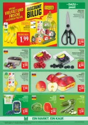 Gazetka promocyjna Marktkauf - Prospekt - Gazetka - ważna od 29.08 do 29.08.2026 - strona 8 - produkty: banane, bananen, beere, beeren, bio, brombeere, brombeeren, deka, discount, driscoll's, edeka bio, eis, himbeer, himbeere, himbeeren, nuss, regal, reis, Schere, tafeläpfel, Ti, zitrone, zitronen, ZTE