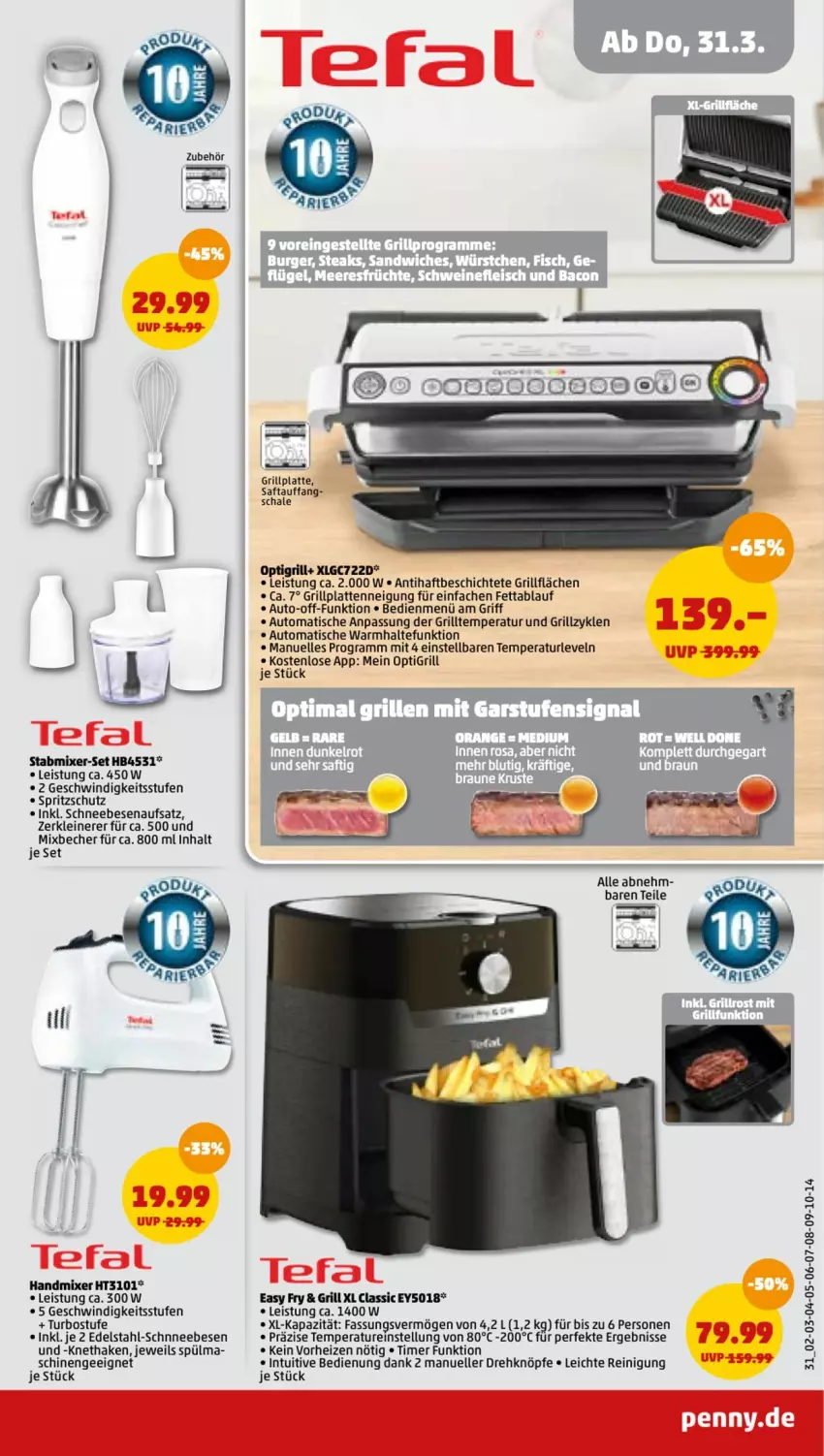 Aktueller Prospekt Penny - Prospekte - von 28.03 bis 02.04.2022 - strona 31 - produkty: auto, Becher, edelstahl, eis, elle, grill, grillfläche, grillplatte, handmixer, latte, leine, LG, Mixer, Reinigung, saft, Schal, Schale, Schneebesen, Spritzschutz, stabmixer, Ti, timer, tisch, Zerkleinerer