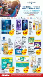 Gazetka promocyjna Penny - Prospekte - Gazetka - ważna od 02.04 do 02.04.2022 - strona 16 - produkty: Alwa, Always, angebot, angebote, ariel, baby-dry, eis, febreze, feuchttücher, flasche, gillette, Kinder, lack, lenor, lenor weichspüler, LG, oral-b, orchidee, pampers, pantene, Pants, Pods, pril, pro-v, Raumduft, reis, shampoo, spülung, swirl, Ti, tücher, vanille, venus, vollwaschmittel, waschmittel, weichspüler, windeln