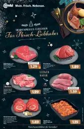 Gazetka promocyjna Combi - Prospekte - Gazetka - ważna od 18.12 do 18.12.2021 - strona 20 - produkty: braten, eier, eis, Elan, , filet, fleisch, HP, kotelett, küche, Küchen, natur, nuss, pfanne, pfannen, rind, rinder, rinderbraten, rindfleisch, rollbraten, Schal, Schale, schnitzel, schwein, schweine, schweinefilet, Speck, Spezi, Ti, wein, weine, Wild