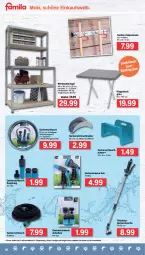 Gazetka promocyjna Famila - Prospekte - Gazetka - ważna od 09.04 do 09.04.2022 - strona 10 - produkty: brause, dusche, eis, Garten, Gartenbrause, Gartendusche, gartenschlauch, Hakenleiste, klapptisch, kraft, regal, schlauch, Teleskop, Ti, tisch
