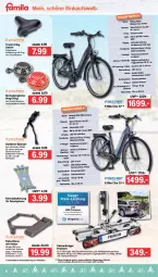 Gazetka promocyjna Famila - Prospekte - Gazetka - ważna od 09.04 do 09.04.2022 - strona 6 - produkty: akku, beleuchtung, E-Bike, E-Bikes, eis, elle, Fahrrad, Fahrradhalter, Faltschloss, felgen, gabel, leds, LG, nexus, reifen, reis, sattel, sattelstütze, Schal, shimano, smartphone, Sport, sporttasche, Tasche, teller, Ti, usb