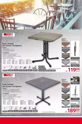 Gazetka promocyjna Selgros - Restaurantmoebel - Gazetka - ważna od 29.04 do 29.04.2023 - strona 4 - produkty: ente, Holz, HP, latte, Ria, tee, Ti, tisch, tischplatte, Tischplatten