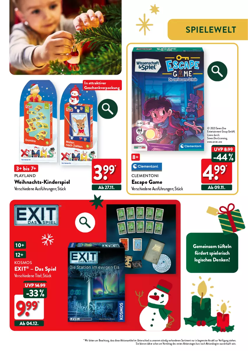 Aktueller Prospekt Aldi Nord - Weihnachten: Spielzeug - von 23.10 bis 14.12.2023 - strona 15 - produkty: Cap, ente, gin, Kinder, Kinderspiel, Spiele, Ti, ZTE