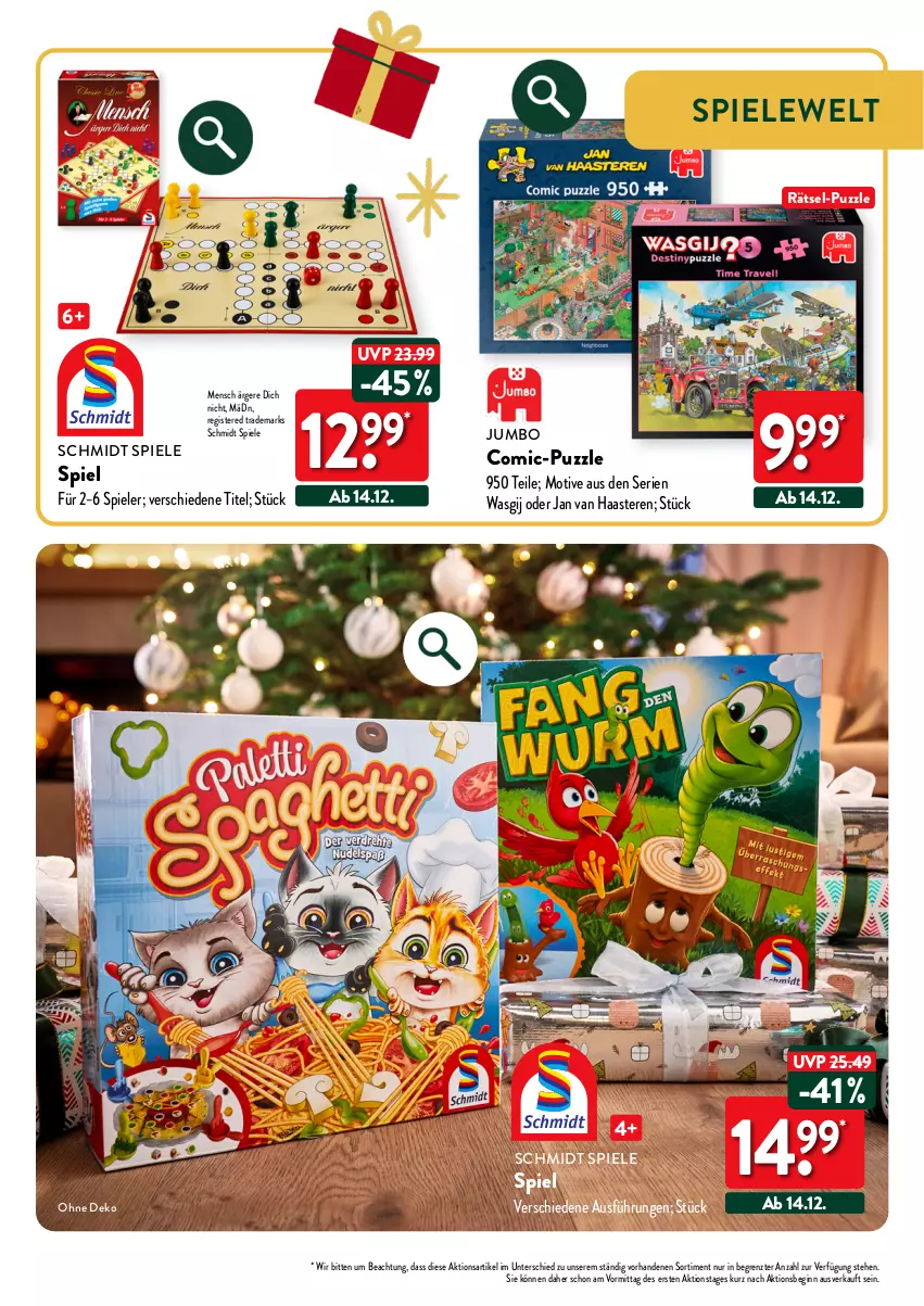 Aktueller Prospekt Aldi Nord - Weihnachten: Spielzeug - von 23.10 bis 14.12.2023 - strona 17 - produkty: gin, jumbo, Puzzle, Spiele, Ti, ZTE