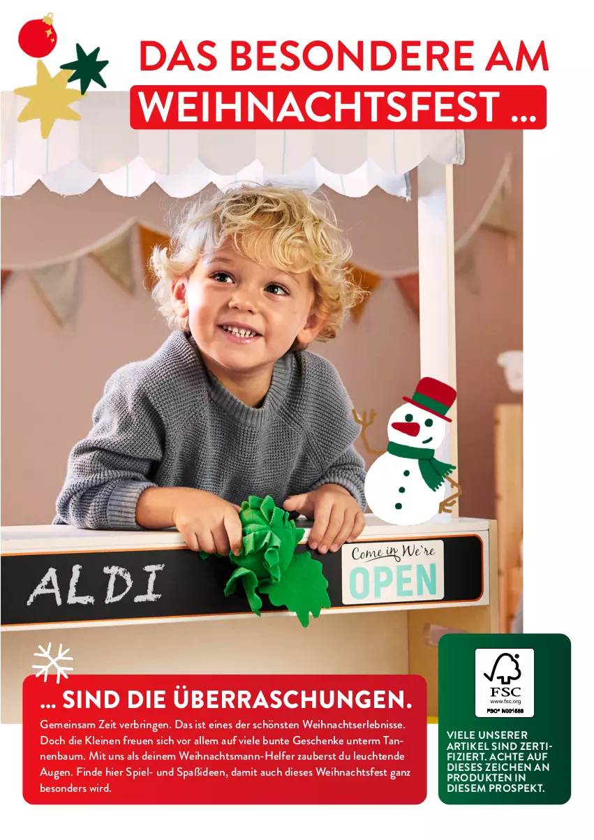 Aktueller Prospekt Aldi Nord - Weihnachten: Spielzeug - von 23.10 bis 14.12.2023 - strona 2 - produkty: Bau, leine, Leuchte, leuchten, ring, Tannenbaum, Ti