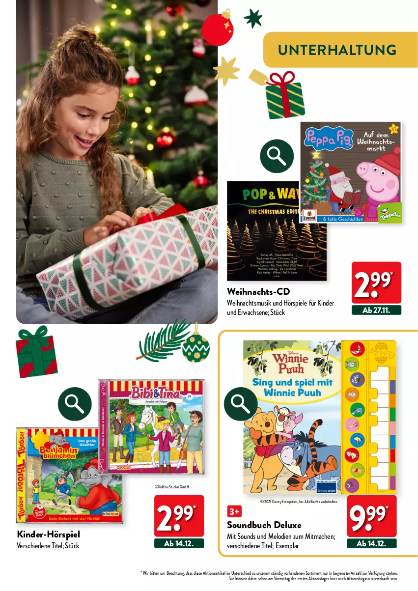 Aktueller Prospekt Aldi Nord - Weihnachten: Spielzeug - von 23.10 bis 14.12.2023 - strona 7 - produkty: buch, disney, ente, gin, Kinder, mac, Soundbuch, Spiele, Ti, ZTE
