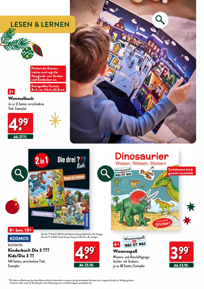 Aktueller Prospekt Aldi Nord - Weihnachten: Spielzeug - von 23.10 bis 14.12.2023 - strona 8 - produkty: buch, decke, erde, gin, Kinder, Kinderbuch, sac, Ti, ZTE