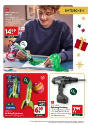 Gazetka promocyjna Aldi Nord - Weihnachten: Spielzeug - Gazetka - ważna od 14.12 do 14.12.2023 - strona 27 - produkty: batterie, batterien, decke, ente, gin, led-licht, ring, säge, spielzeug, stichsäge, Ti, tisch, werkzeug, ZTE